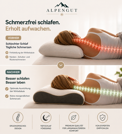 OrthoPro Ergonomisches Schlafkissen